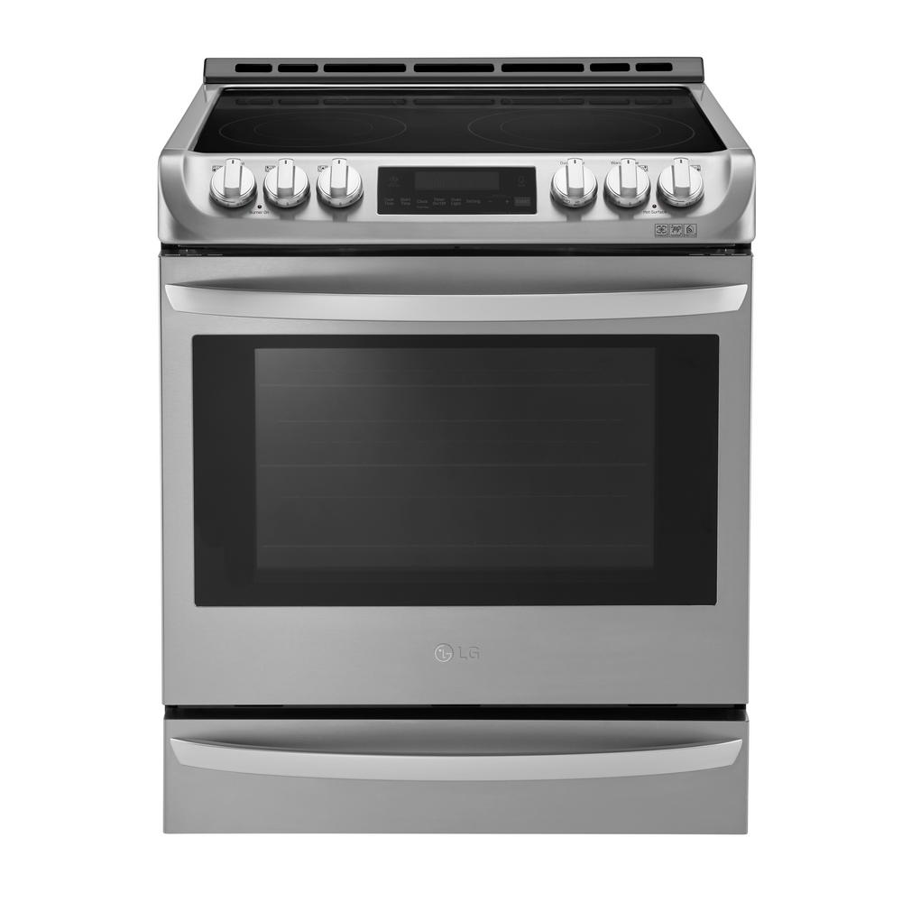 LG 6.3 cu. ft. Slide-In Electric Range with ProBake Convection Oven, S ...